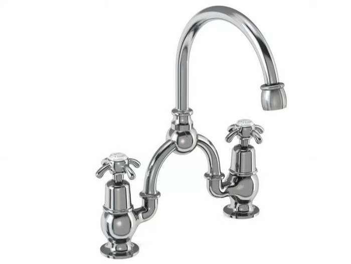 ANGLESEY - Countertop bridge mixer with aerator _ bathroom brands